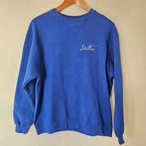 Vintage Adult Crewneck Sweatshirt , Size M "Stellar" Embroidered Hanes Unisex